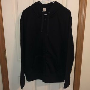 XL DLJC Black Zip Up Sweatshirt
